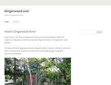 Tablet Screenshot of gingerwood.com
